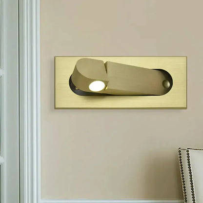 Bronze and Coffee LED Wall Lamp for Bedroom