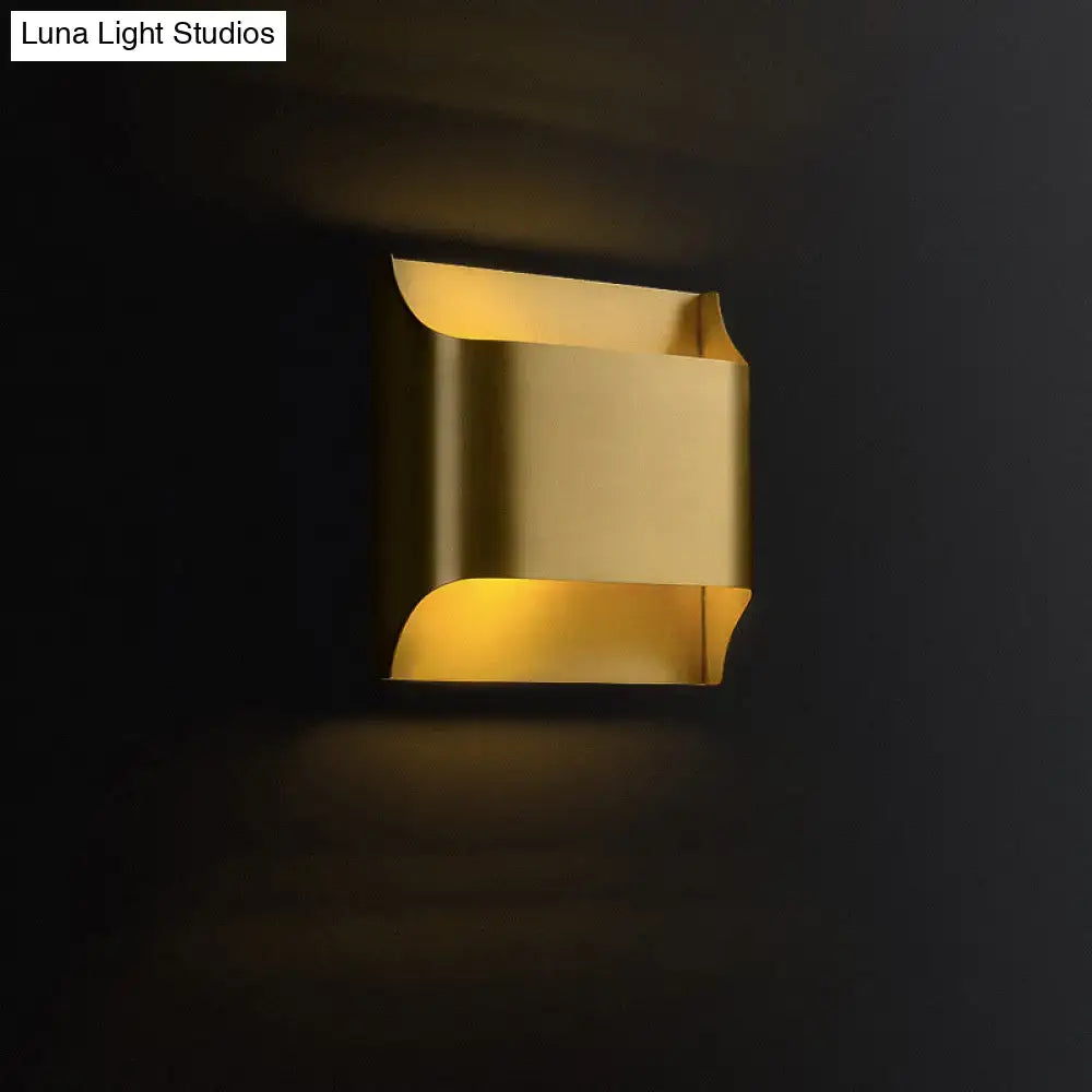 Brass Geometric Wall Sconce gold-toned metal by Decorbites for Home & Garden on Tampa Home & Garden Store