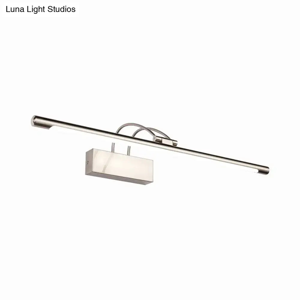 Modern brushed brass LED wall sconce with bar by Decorbites on Tampa Home & Garden Store