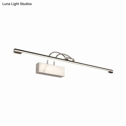 Modern brushed brass LED wall sconce with bar by Decorbites on Tampa Home & Garden Store