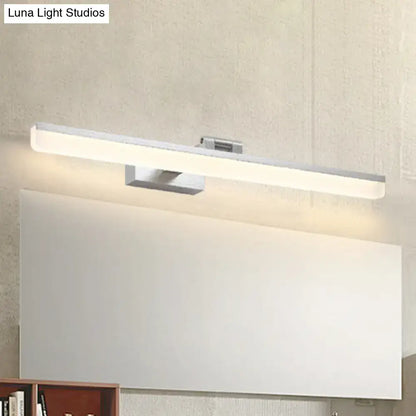 Decorbites brushed metal LED vanity light bar wall mount over bathroom mirror 110–120V on Tampa Home & Garden Store
