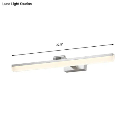 Decorbites modern brushed metal LED vanity sconce bathroom light, 22.5-inch, 110-120V on Tampa Home & Garden Store