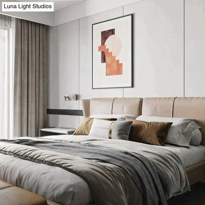 Nickel Dimmable Wall Light wall sconce by Decorbites in a modern bedroom setting on Tampa Home & Garden Store