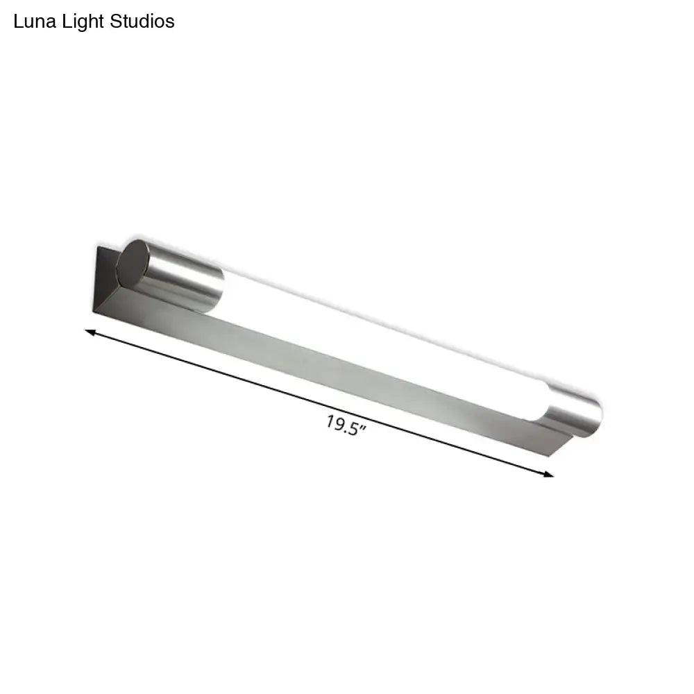 Nickel Warm Vanity Light by Decorbites, 19.5in long on Tampa Home & Garden Store