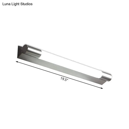 Nickel Warm Vanity Light by Decorbites, 19.5in long on Tampa Home & Garden Store