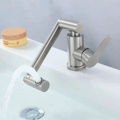 Brushed Stainless Steel Bathroom Faucet for Basin