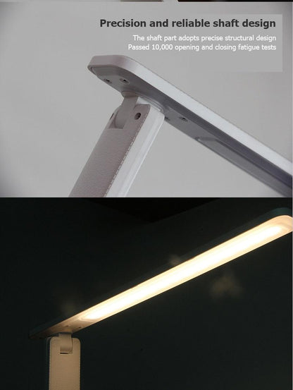 Stevvex modern LED desk lamp with foldable arm and touch dimmable light on Tampa Home & Garden Store
