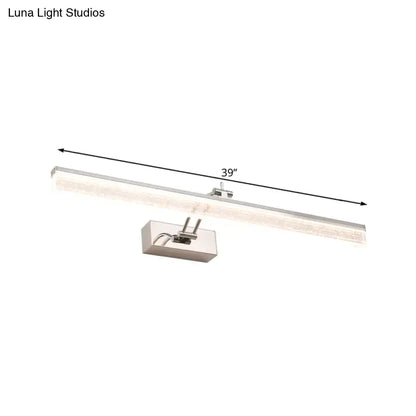 Modern chrome adjustable LED vanity light by Decorbites, 39-inch bathroom mirror spotlight on Tampa Home & Garden Store