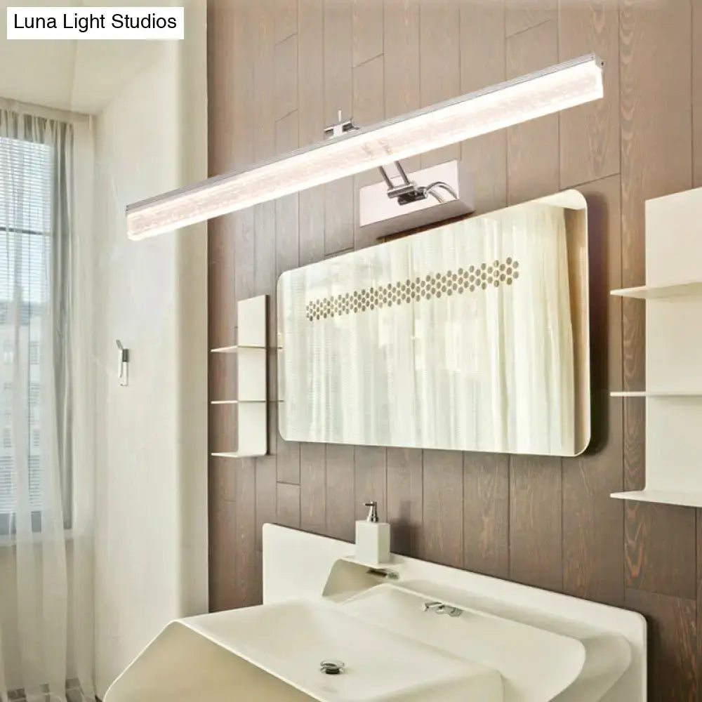 Decorbites modern chrome adjustable LED vanity light for bathroom mirror spotlight on Tampa Home & Garden Store