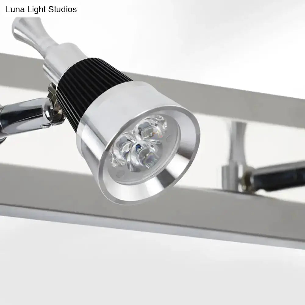 Chrome Adjustable Wall Lamp for Bathroom Light
