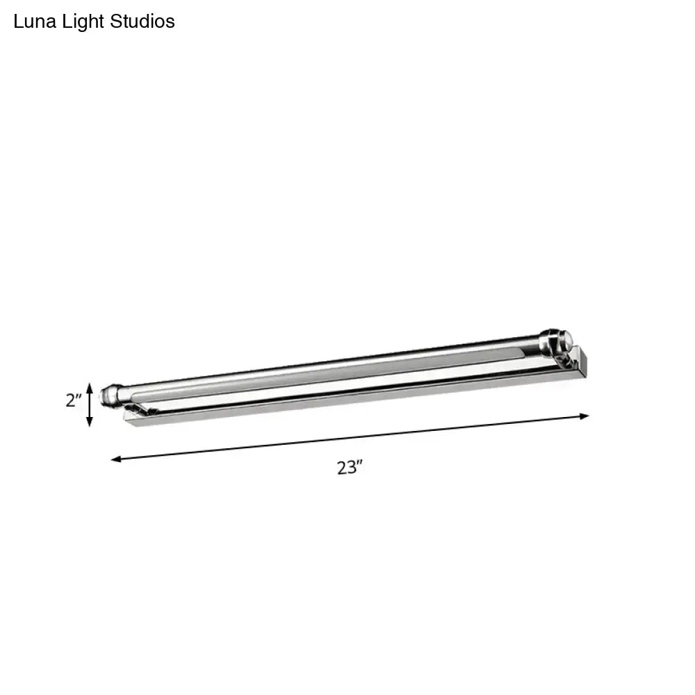 Decorbites Chrome LED Vanity Lamp Linear Two-Size 23in long on Tampa Home & Garden Store