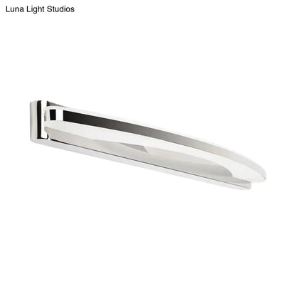 Chrome Arc Wall Light by Decorbites, polished chrome wall-mounted sconce on Tampa Home & Garden Store