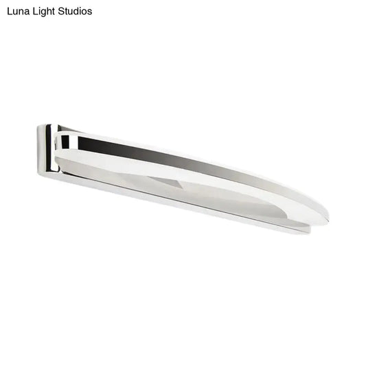 Chrome Arc Wall Light by Decorbites, polished chrome wall-mounted sconce on Tampa Home & Garden Store