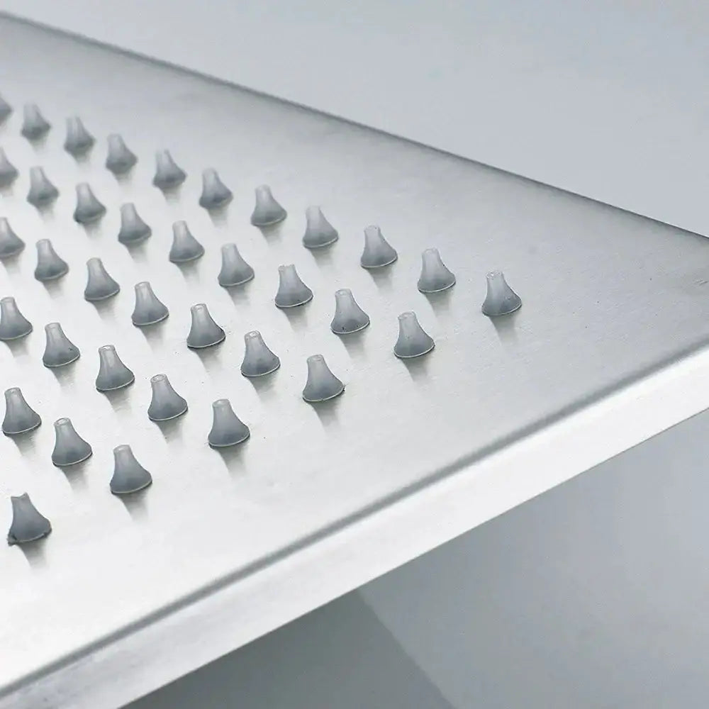 Chrome LED rainfall shower head panel by Decorbites with rubber nozzles on Tampa Home & Garden Store