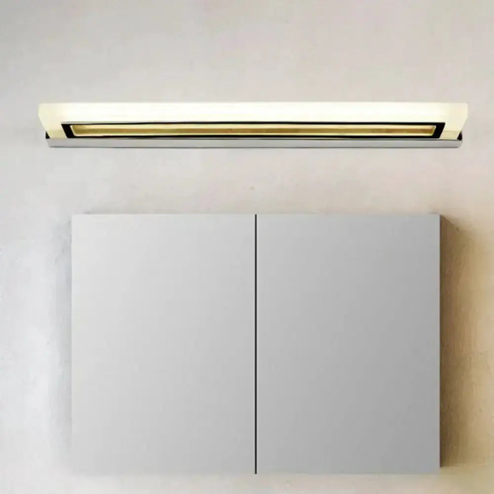Modern Chrome LED Sconce Light Bathroom Fixture