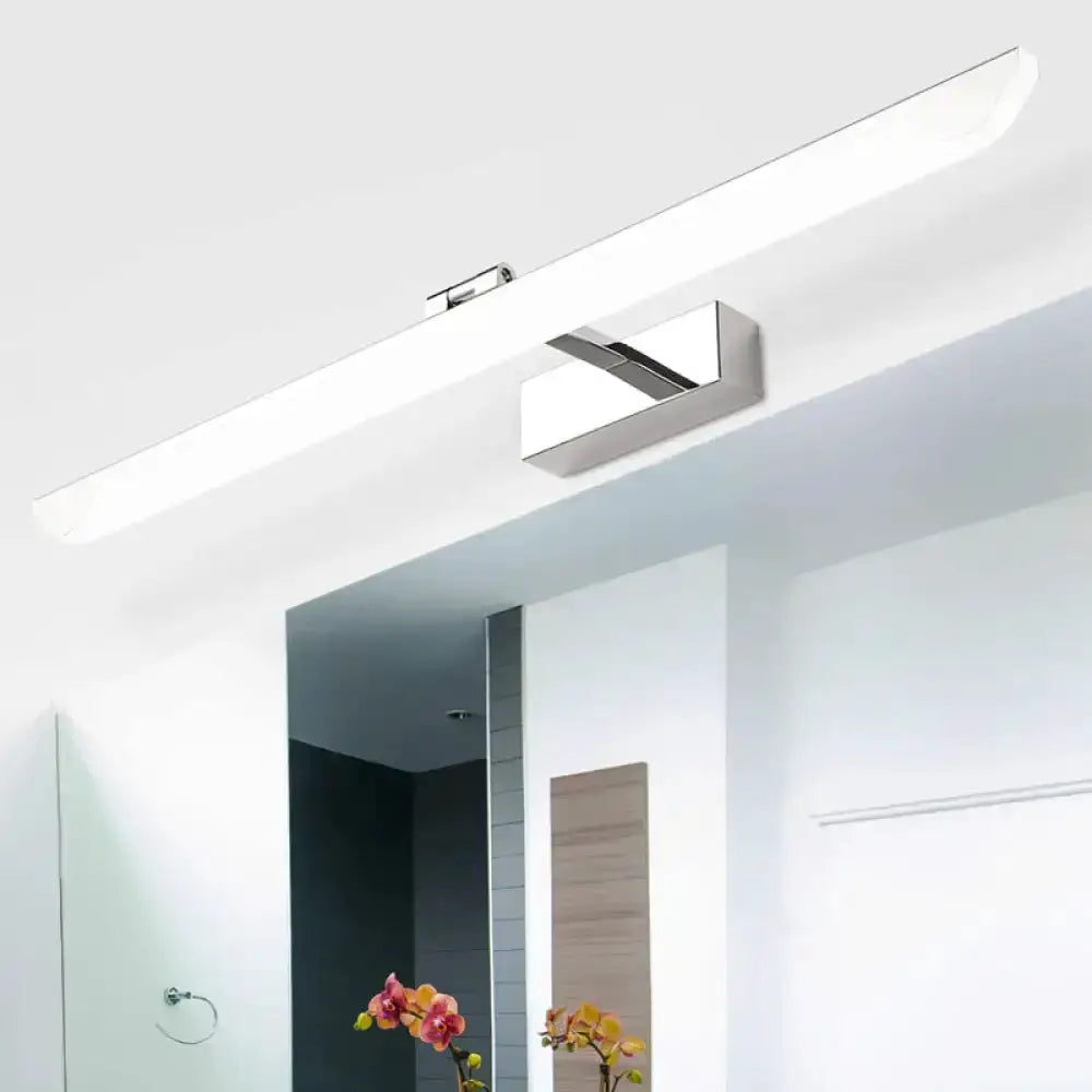 Modern Chrome Led Vanity Light Fixture Bathroom