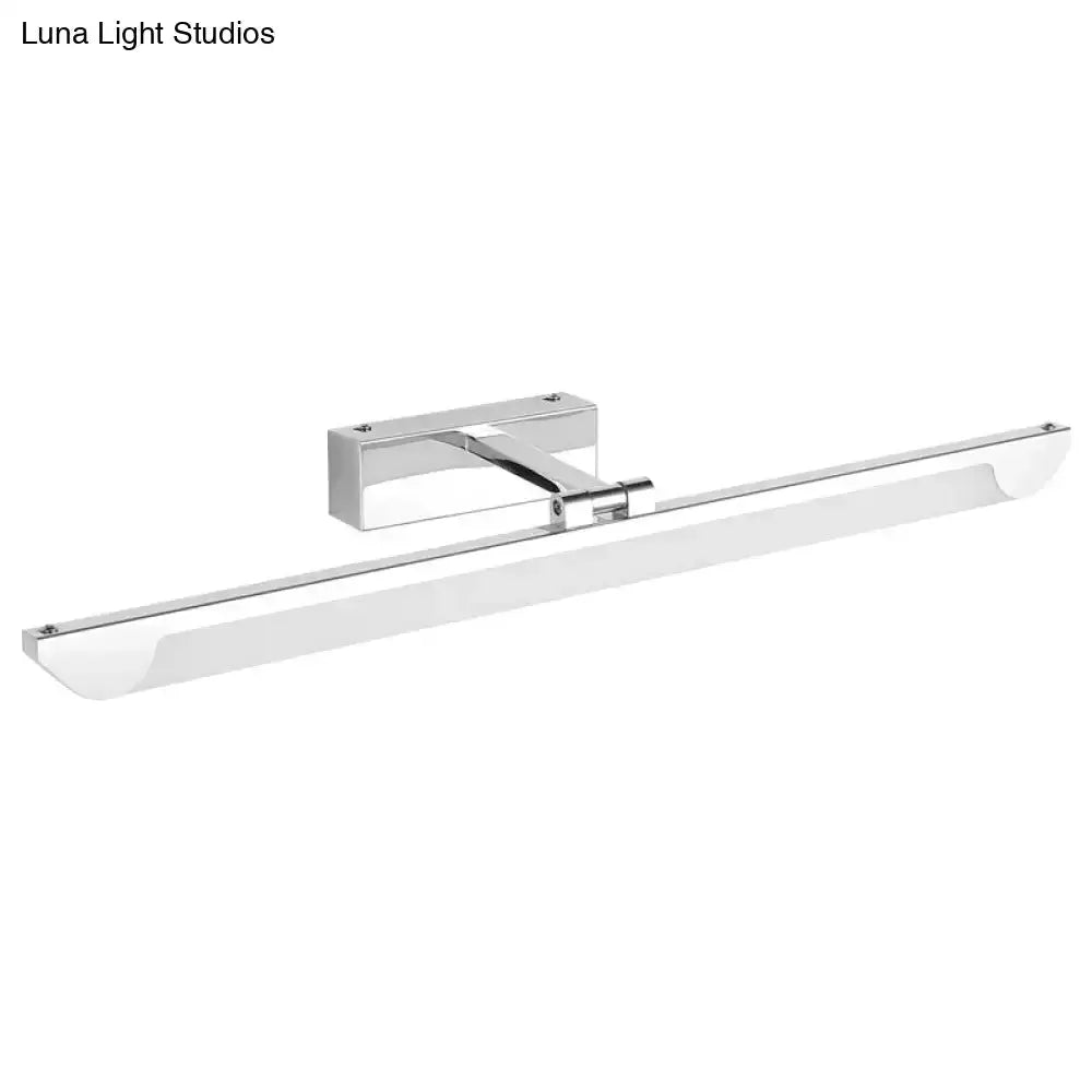 Modern Chrome Led Vanity Light Fixture Bathroom