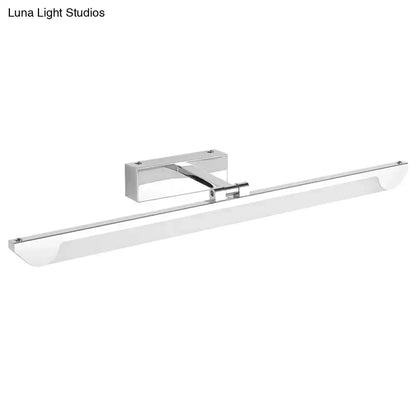 Modern Chrome Led Vanity Light Fixture Bathroom