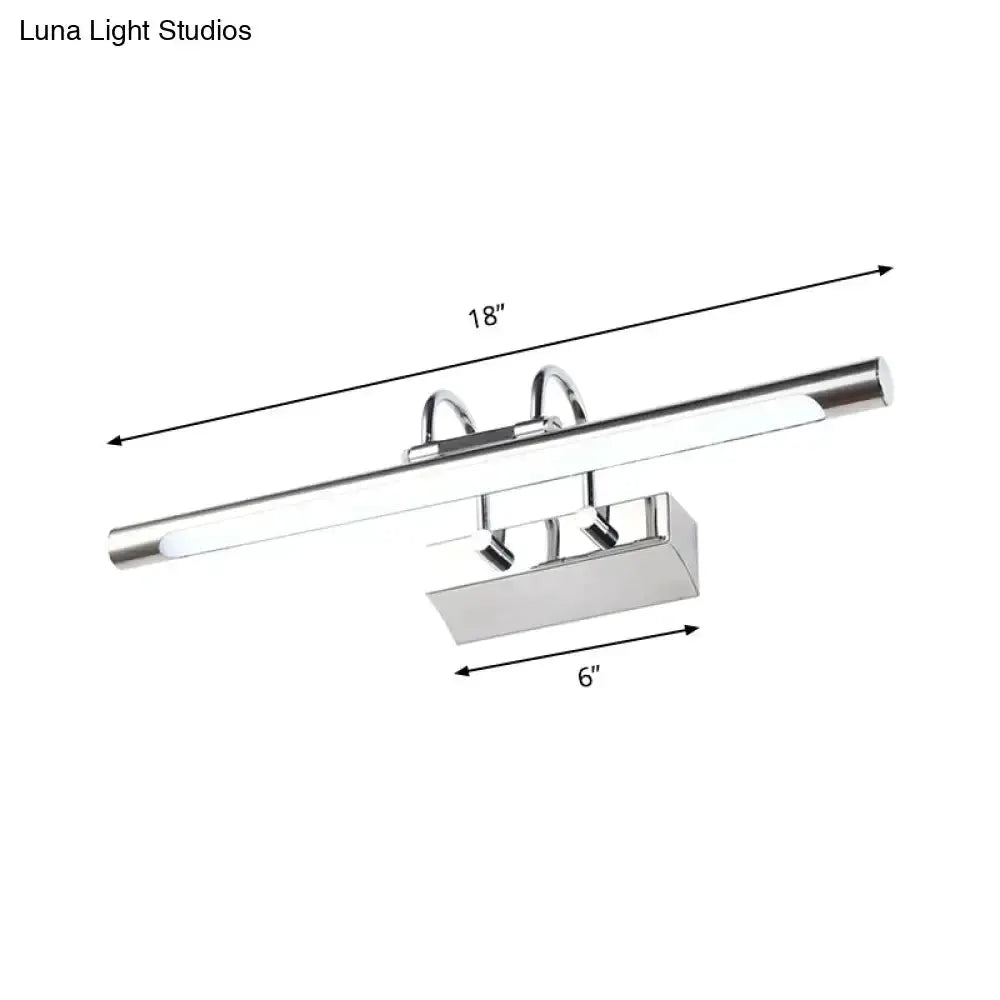 Chrome Led Vanity Wall Lamp 22 Inch Bathroom
