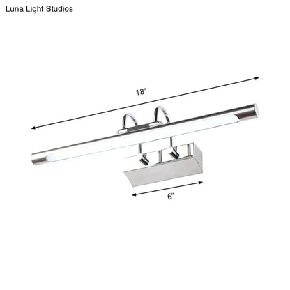 Chrome Led Vanity Wall Lamp 22 Inch Bathroom