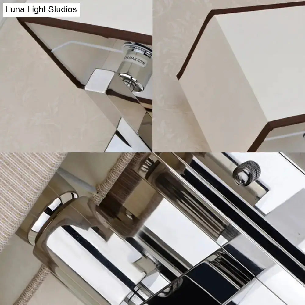 Chrome LED wall sconce by Decorbites with adjustable bedroom reading spotlight on Tampa Home & Garden Store