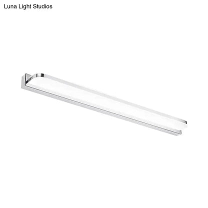 Chrome LED bathroom fixture wall-mounted light bar Decorbites for a sleek modern bath on Tampa Home & Garden Store