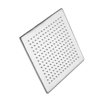 Modern chrome square rain shower head by Decorbites with grid of small nozzles on Tampa Home & Garden Store
