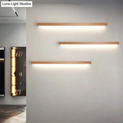 Decorbites copper linear LED wall sconce with three bars for living room lighting on Tampa Home & Garden Store