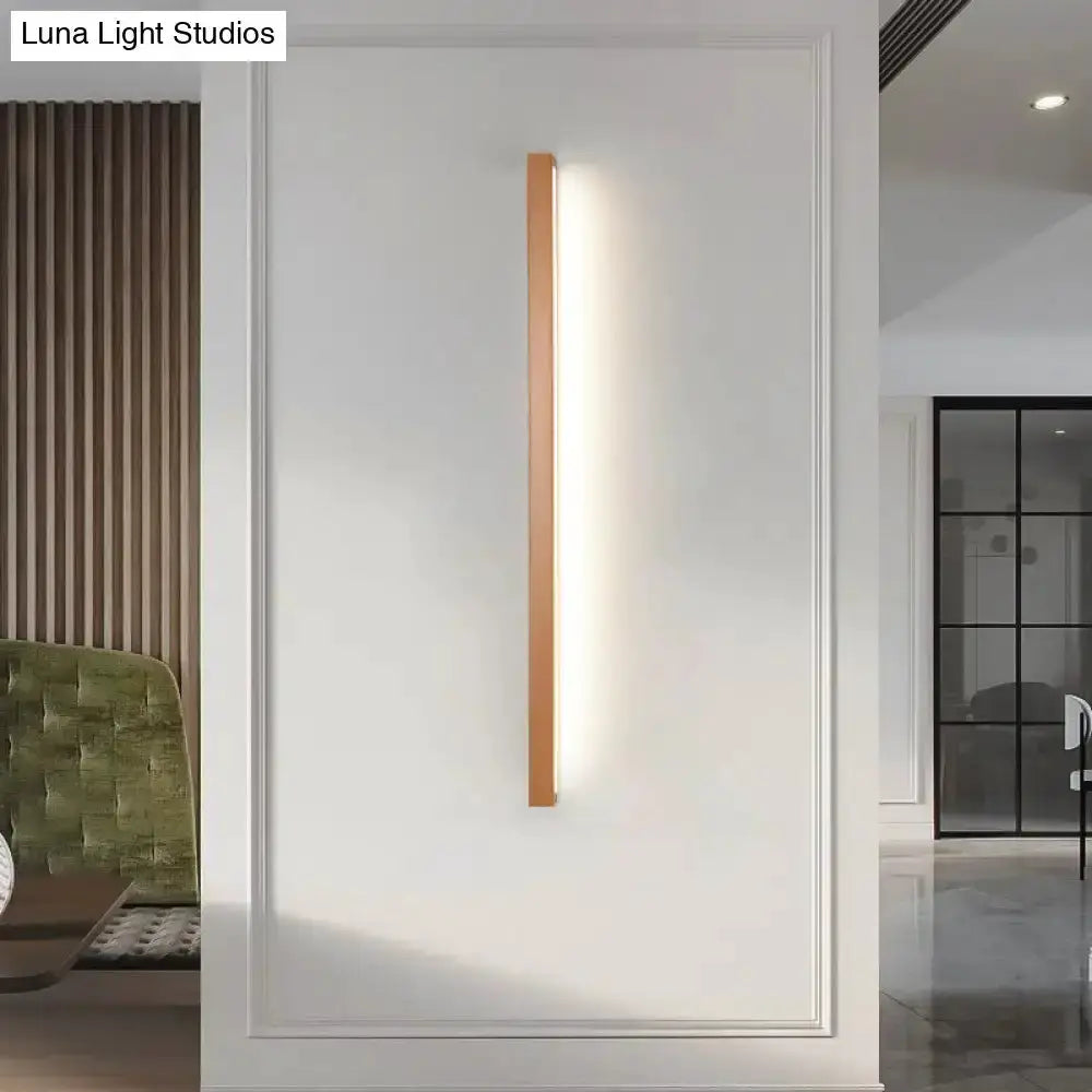 Modern copper linear LED wall sconce by Decorbites for living room lighting on Tampa Home & Garden Store
