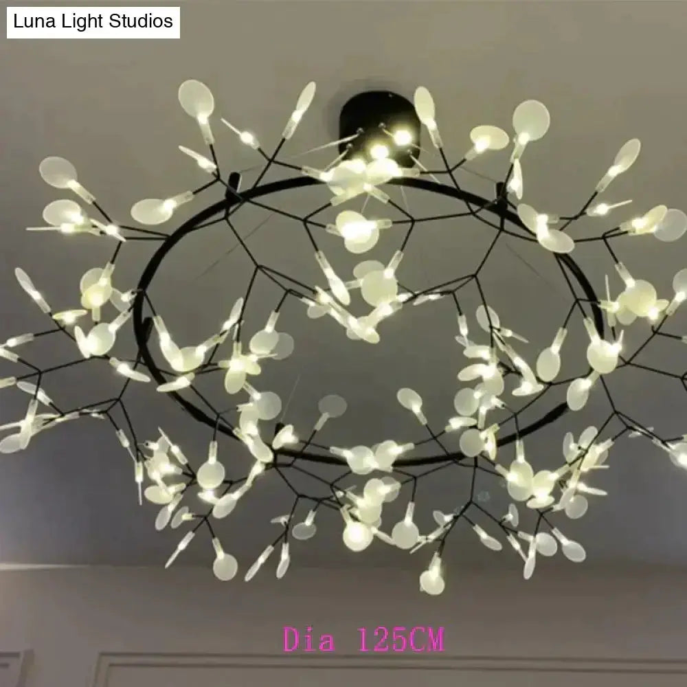 Copper Tree Branch Pendant Light for Dining Room