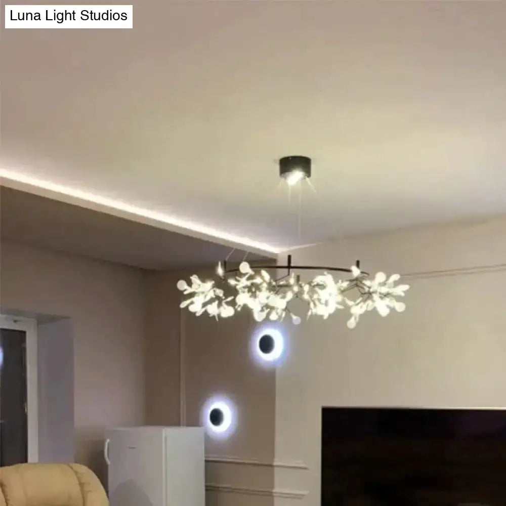 Copper Tree Branch Pendant Light for Dining Room