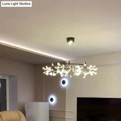 Copper Tree Branch Pendant Light for Dining Room