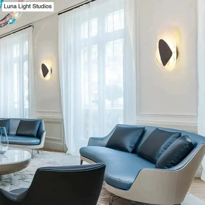 Modern Glass Wall Lamp for Bedside Lighting