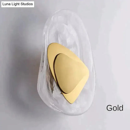 Modern Glass Wall Lamp for Bedside Lighting