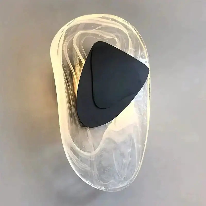 Modern Glass Wall Lamp for Bedside Lighting