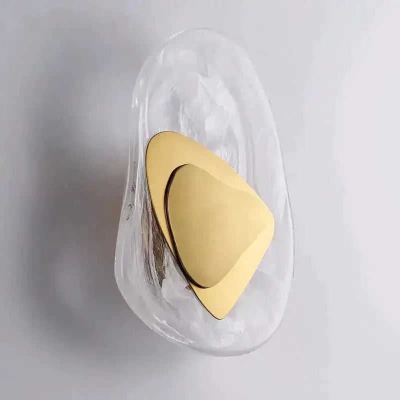 Modern Glass Wall Lamp for Bedside Lighting