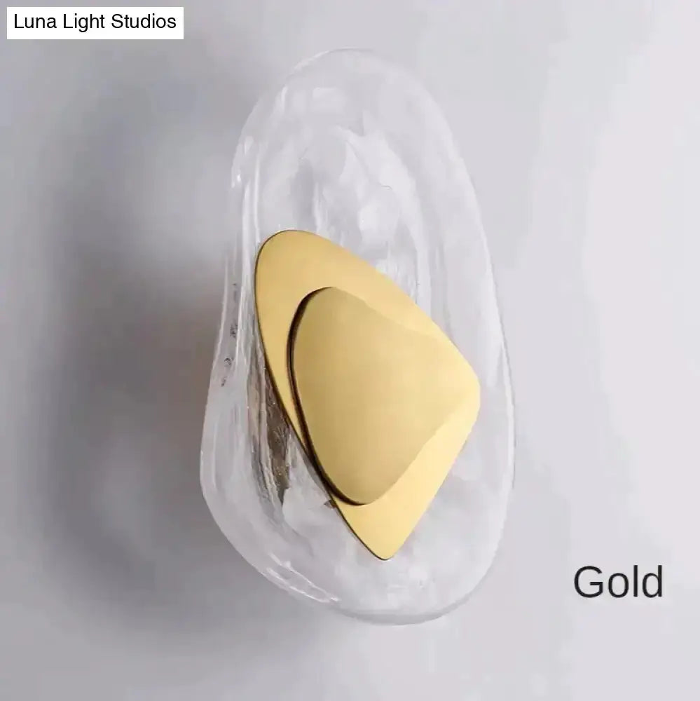 Modern Glass Wall Lamp for Bedside Lighting