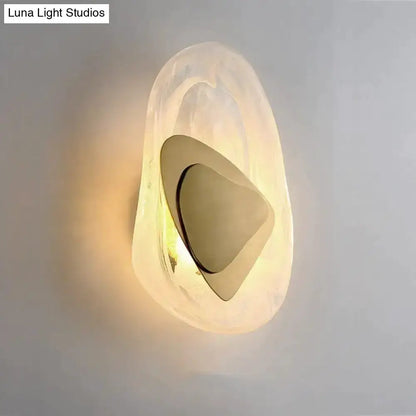 Modern Glass Wall Lamp for Bedside Lighting