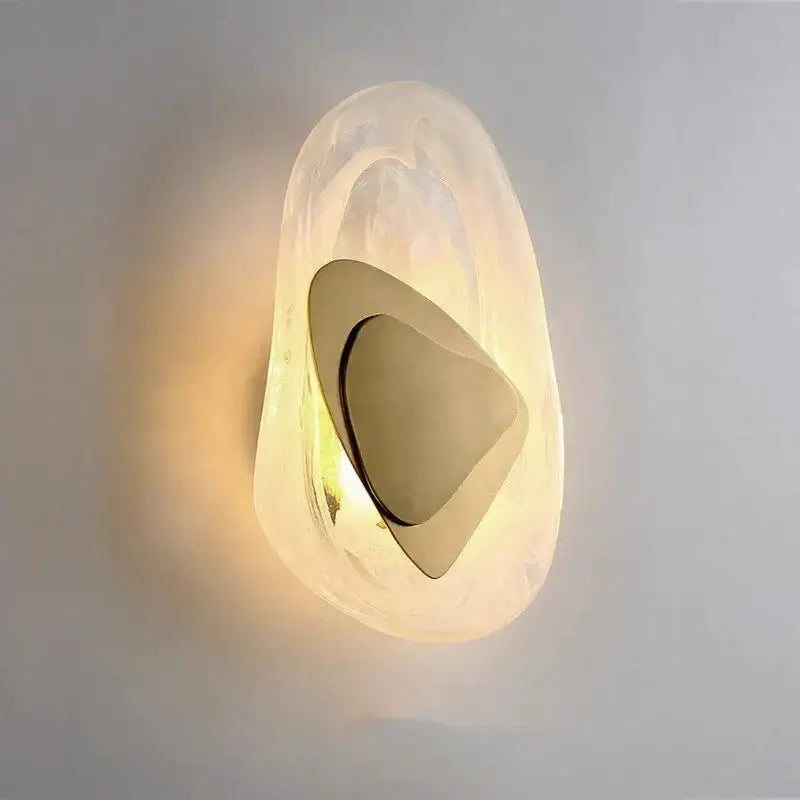 Modern Glass Wall Lamp for Bedside Lighting