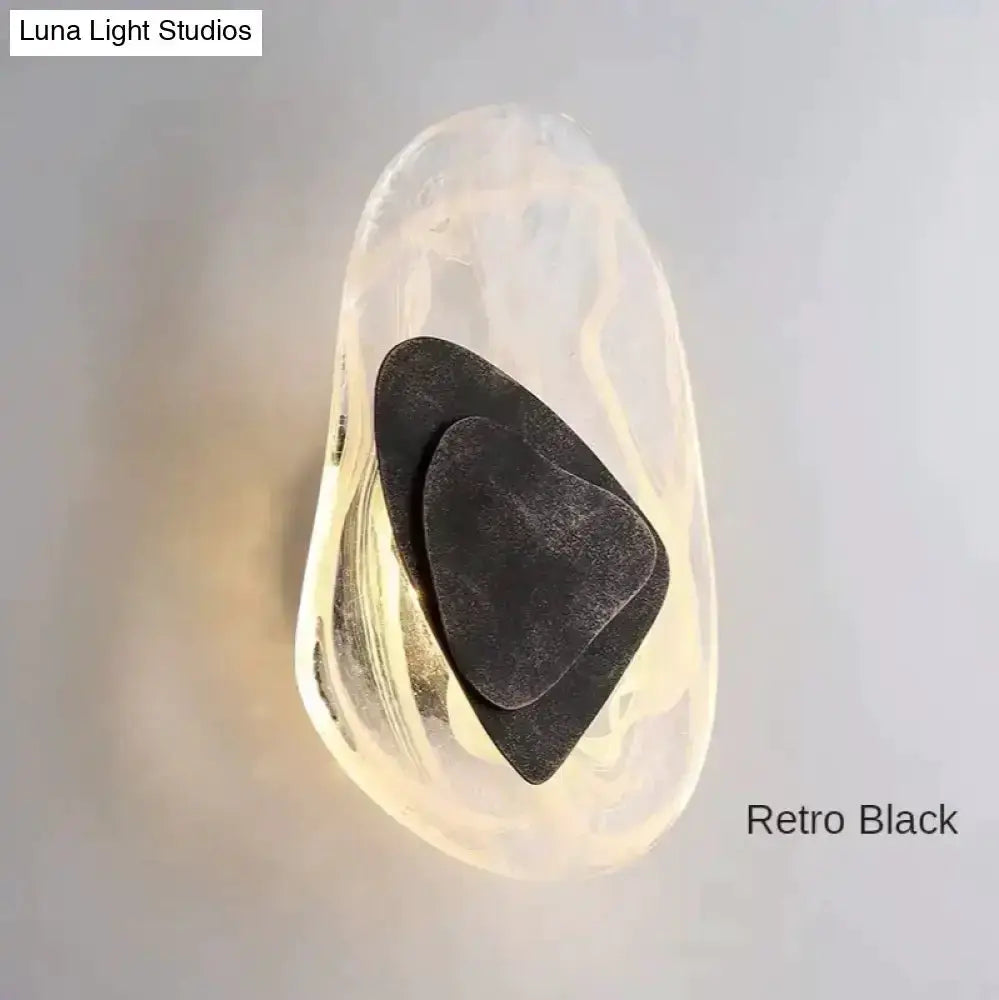 Modern Glass Wall Lamp for Bedside Lighting