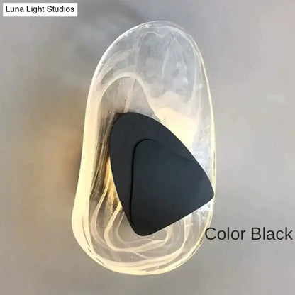 Modern Glass Wall Lamp for Bedside Lighting