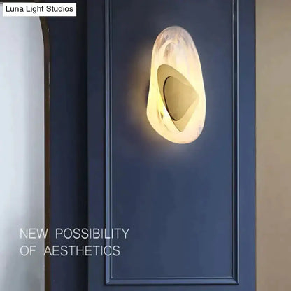 Modern Glass Wall Lamp for Bedside Lighting