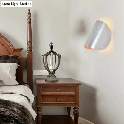 Decorbites modern curved gold wall sconce light for bedroom ambient lighting on Tampa Home & Garden Store