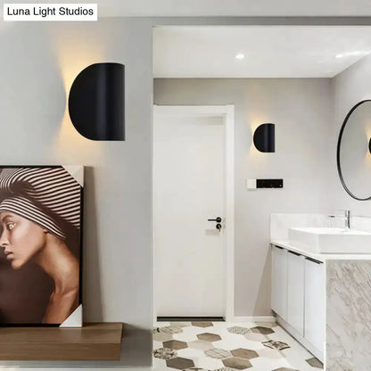 Modern curved gold wall sconce light by Decorbites for bedroom ambient lighting on Tampa Home & Garden Store