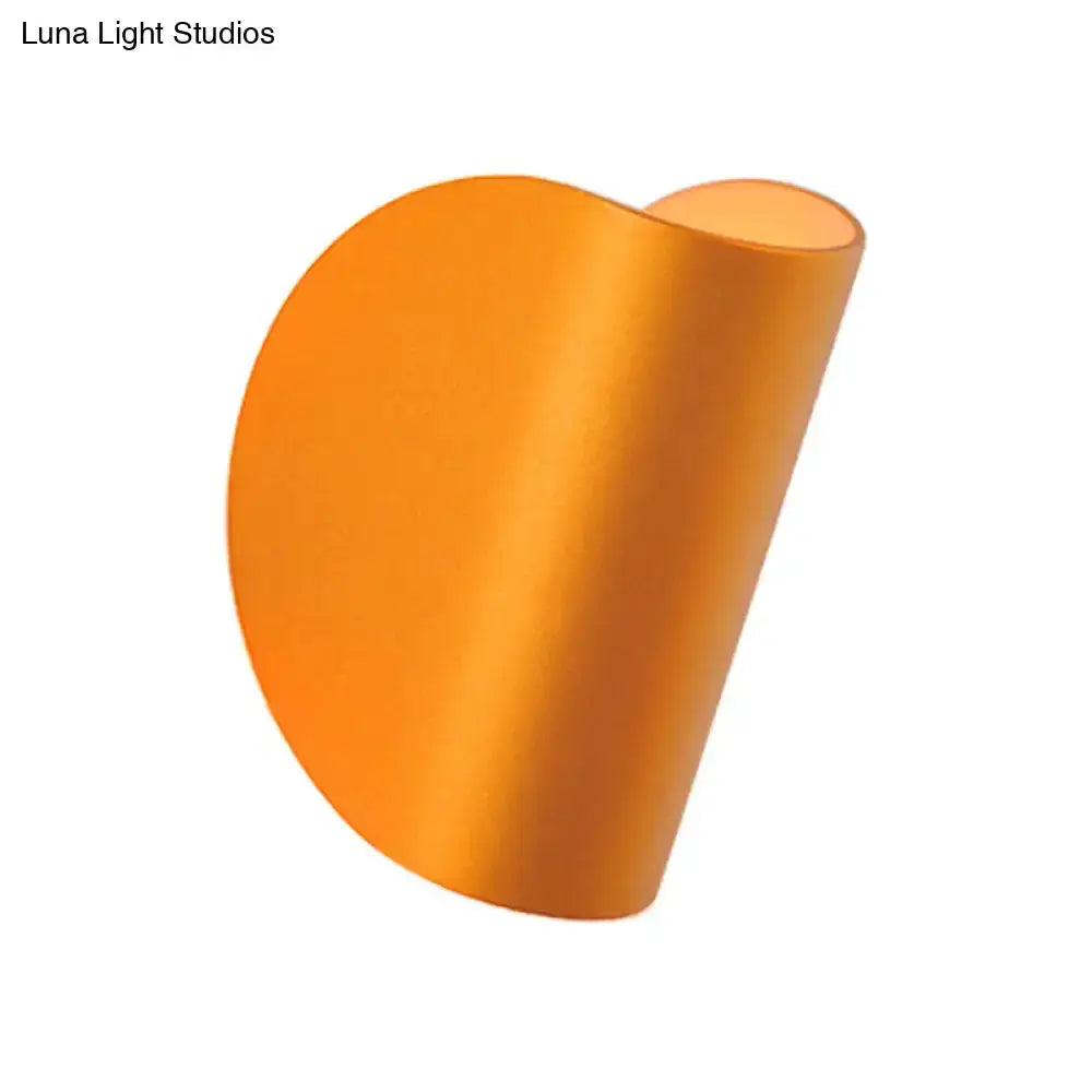 Modern curved gold wall sconce light for bedroom ambient lighting Decorbites on Tampa Home & Garden Store