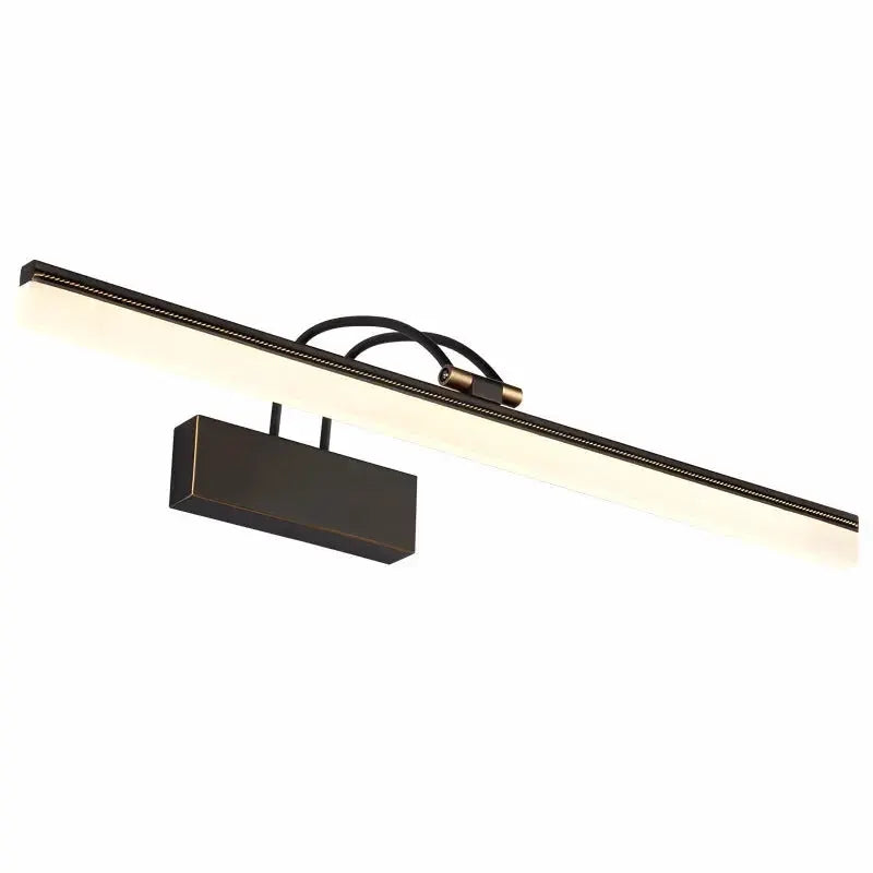 Modern dark bronze LED bathroom vanity light, frosted diffuser Decorbites on Tampa Home & Garden Store