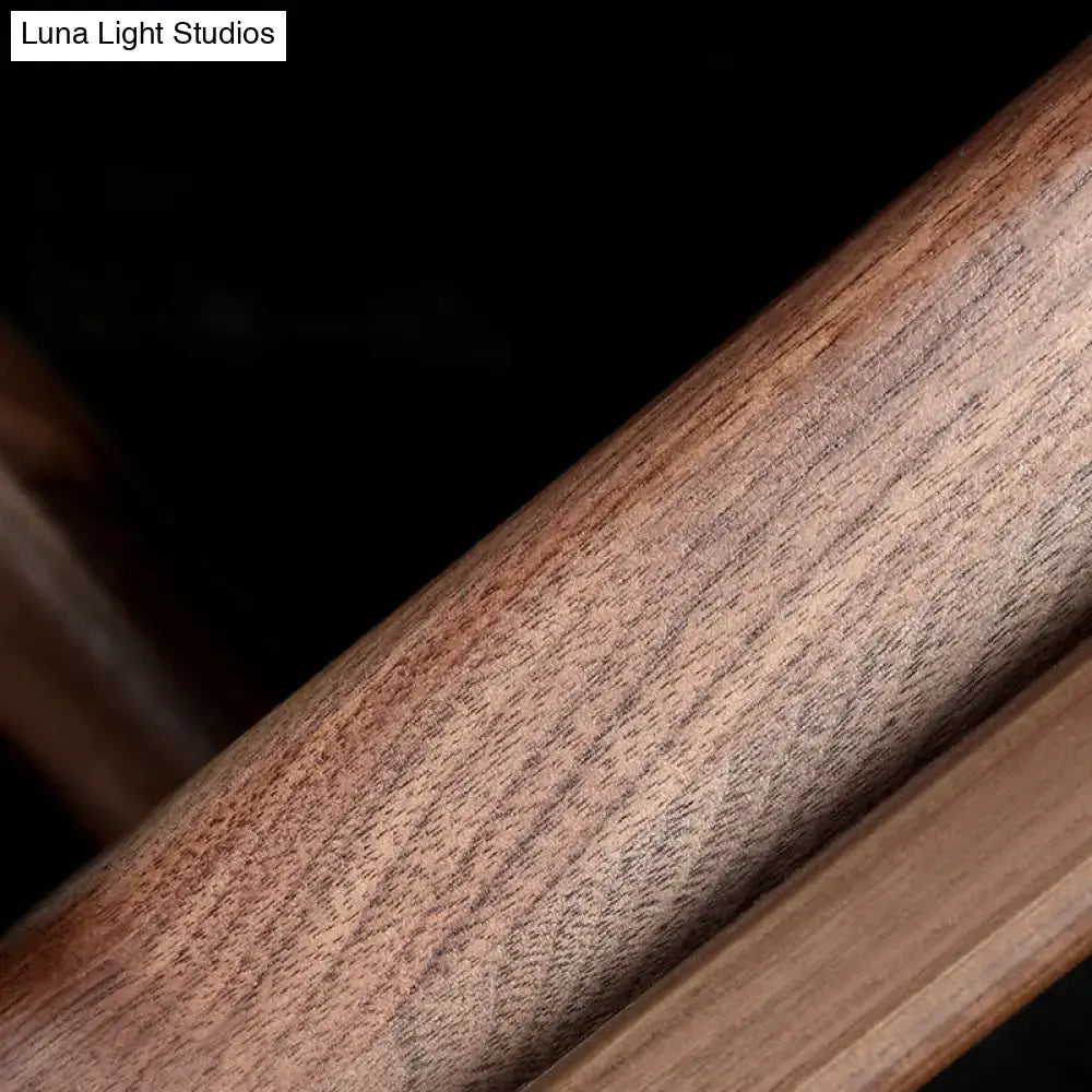 Dark Wood Linear Sconce in dark walnut finish by Decorbites wall light on Tampa Home & Garden Store