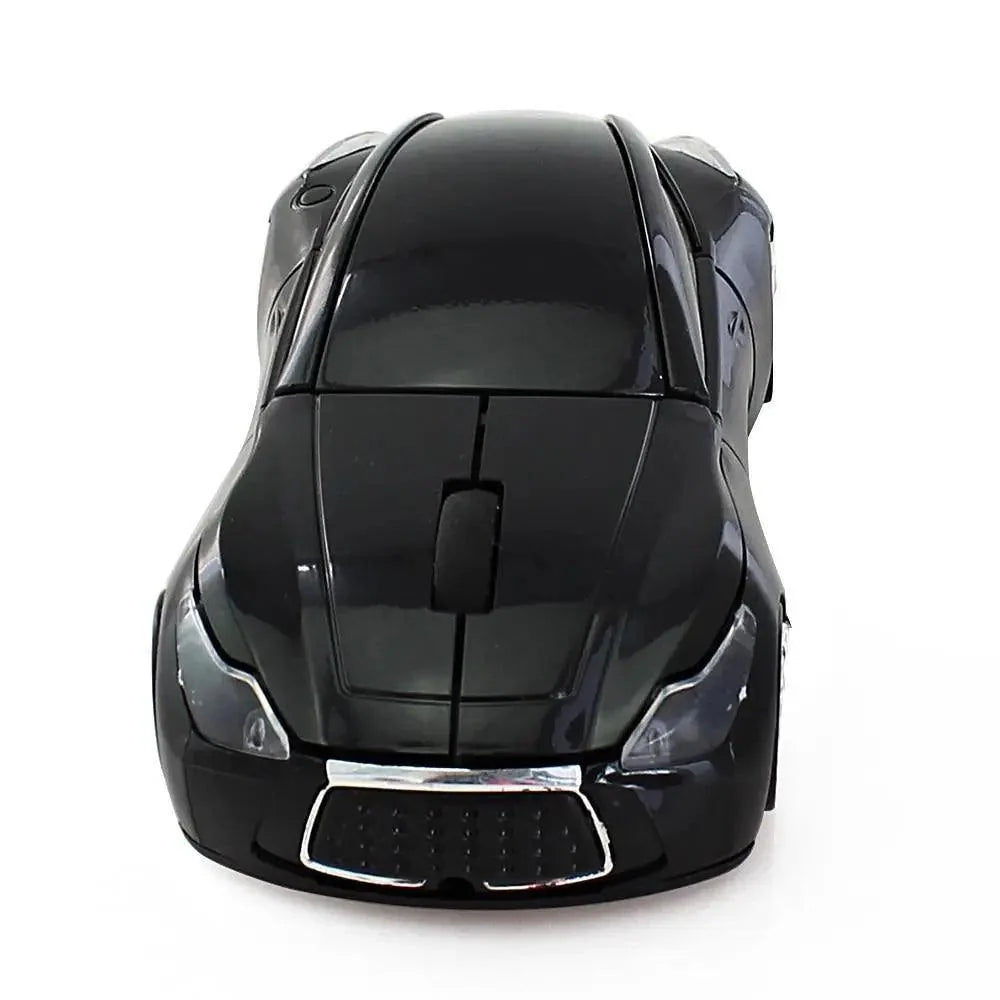 Stevvex sport car shaped wireless mouse, black glossy finish, 2.4G, 1600DPI gaming mouse on Tampa Home & Garden Store