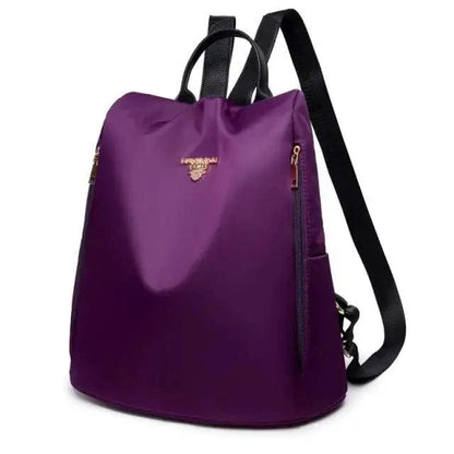Stevvex waterproof women's backpack purple anti-theft, large capacity school bag on Tampa Home & Garden Store