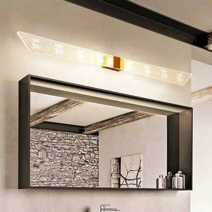 Gold and Black Led Vanity Sconce for Bathroom